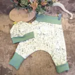 Babyset Eukalyptus grün, Gr. 68-74 – Bild 4