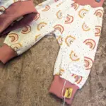 Babyset Regenbogen rosa, Gr. 56 – Bild 2