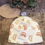 Beanie Regenbogen rosa, Gr. S – Bild 3