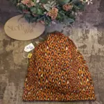 ZopfBeanie und Loop / 2in1 – LeoMuster, Gr. L – Bild 2