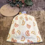 Beanie Regenbogen rosa, Gr. M – Bild 3