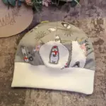 Bündchenhaube WinterTiere, Gr. M – Bild 3