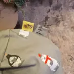 Bündchenhaube WinterTiere ocker, Gr. M – Bild 3