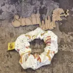 Scrunchie Regenbogen rosa – Bild 3