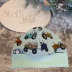 Bündchenhaube Traktor, Gr. S 39-45cm – Bild 3