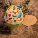 Bündchenhaube Regenbogen, Gr. S 39-45cm – Bild 6