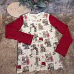 Shirt Weihnachtsbären, Gr. 86 & 110/116 – Bild 7
