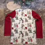 Shirt Weihnachtsbären, Gr. 86 & 110/116 – Bild 5