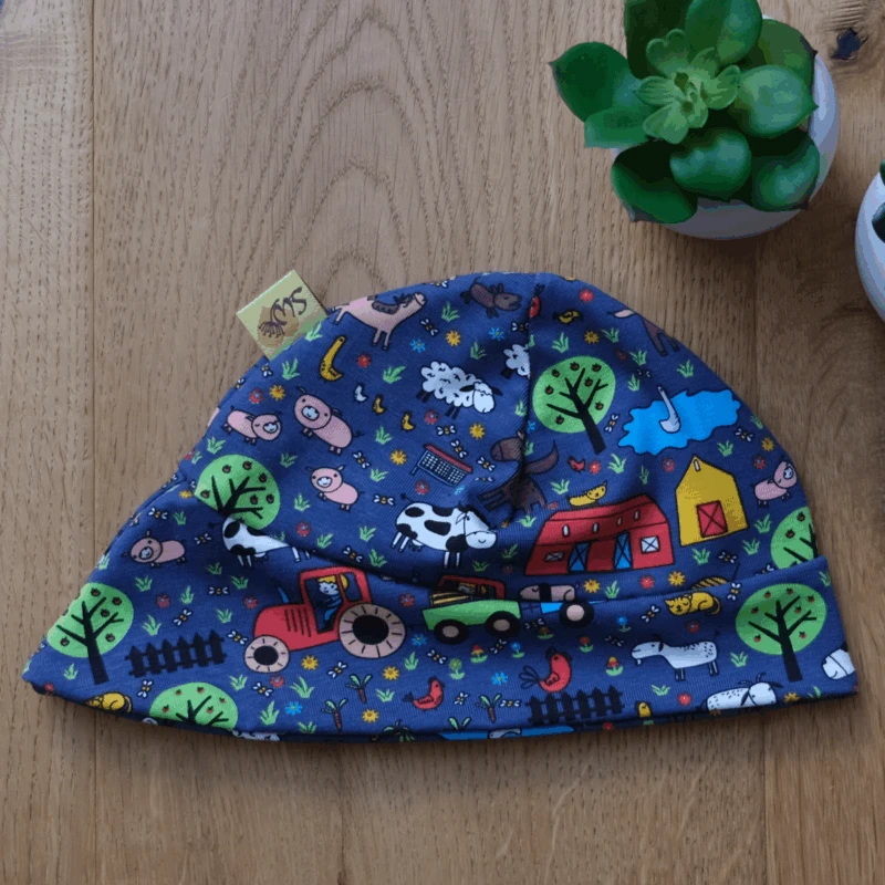 Bauernhof20Sommerhut20Sonnenhut20mit20Nacken-Krempe-800x800 Sommerhut mit Nacken-Schutz "Bauernhof" – Bild 1