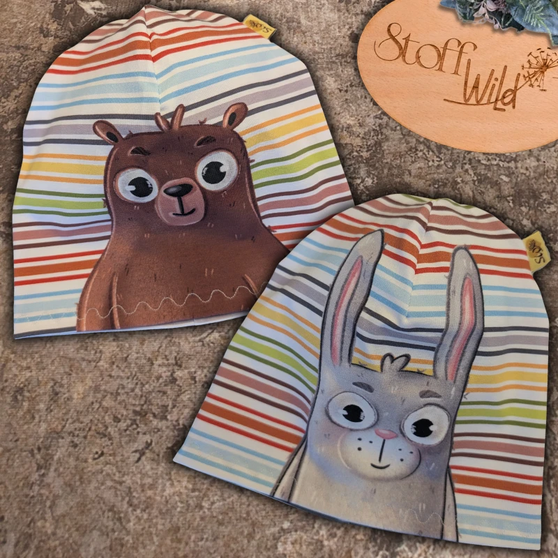 beanie-hase-baer-1 Beanie Bär & Hase – Bild 1
