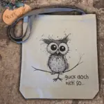 Eulen-Tasche / Einkaufsbeutel