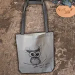 Eulen-Tasche / Einkaufsbeutel – Bild 4
