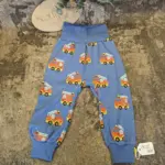 Individuelle Baby-Hose 'Baby-Diamond' (Gr. 50-92) aus weichem Bio-Jersey, Musselin oder French Terry, mit dehnbaren Bündchen an Bund und Beinen, stoffwindelfreundlich und nach deinen Wünschen gestaltbar – handgefertigt in Österreich