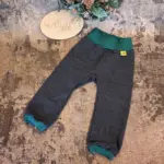 Individuelle Baby-Hose 'Baby-Diamond' (Gr. 50-92) aus weichem Bio-Jersey, Musselin oder French Terry, mit dehnbaren Bündchen an Bund und Beinen, stoffwindelfreundlich und nach deinen Wünschen gestaltbar – handgefertigt in Österreich