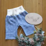 Individuelle Estrella-Hose (Gr. 86–140) aus weichem Bio-Jersey, Musselin oder French Terry, mit dehnbaren Bündchen an Bund und Beinen, stoffwindelfreundlich und nach deinen Wünschen gestaltbar – handgefertigt in Österreich