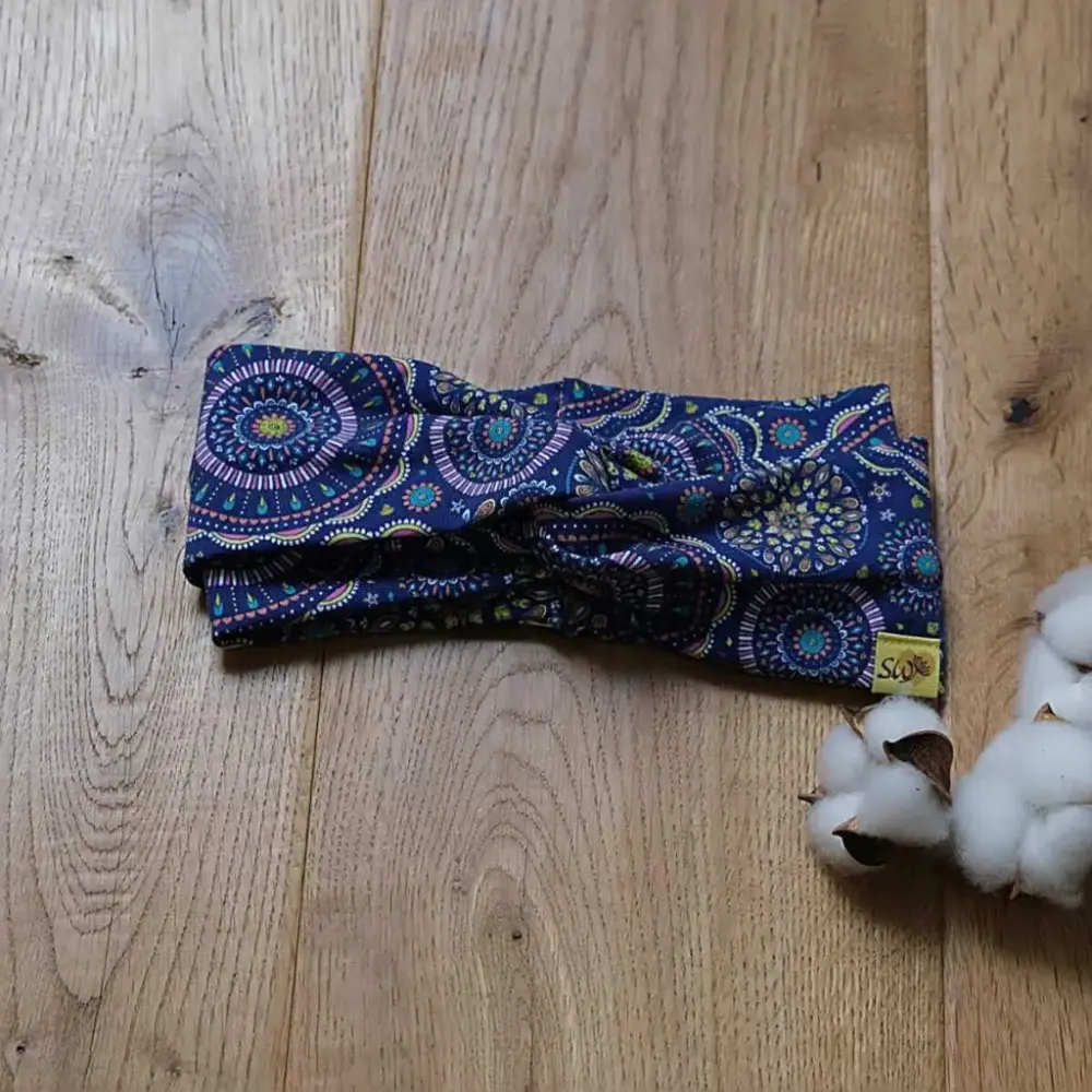 Bandeau-Knotenhaarband aus Jersey – Bild 1