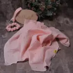 Individuelles Musselintuch (Gr. S 30x30 cm bis XXL 130x130 cm) – weich, atmungsaktiv und ganz nach deinen Wünschen handgefertigt aus 100 % Bio-Baumwolle, ideal als Stilltuch, Halstuch oder Babydecke" 🌿🧣💛