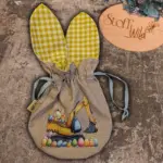 Hasenbeutel "Bagger gelb"