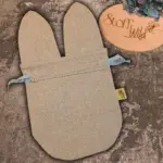 Hasenbeutel "Traktor grün" – Bild 2