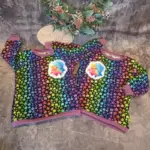 Individuelles Baby Diamond-Shirt Gr. 50–92 aus weichem Bio-Jersey, mit Bündchen an Hals und Ärmeln, personalisierbar mit Motiven oder Applikationen, handgefertigt in Österreich