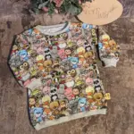 Individuelles Baby Diamond-Shirt Gr. 50–92 aus weichem Bio-Jersey, mit Bündchen an Hals und Ärmeln, personalisierbar mit Motiven oder Applikationen, handgefertigt in Österreich