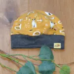 Bündchen-Haube "kleine Tiere"