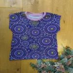 Individuelles Sommershirt (Gr. 68–158) aus Bio-Stoffen, mit elastischem Halsbündchen und luftigen Ärmeln - nach deinen Wünschen gestaltbar – handgefertigt in Österreich