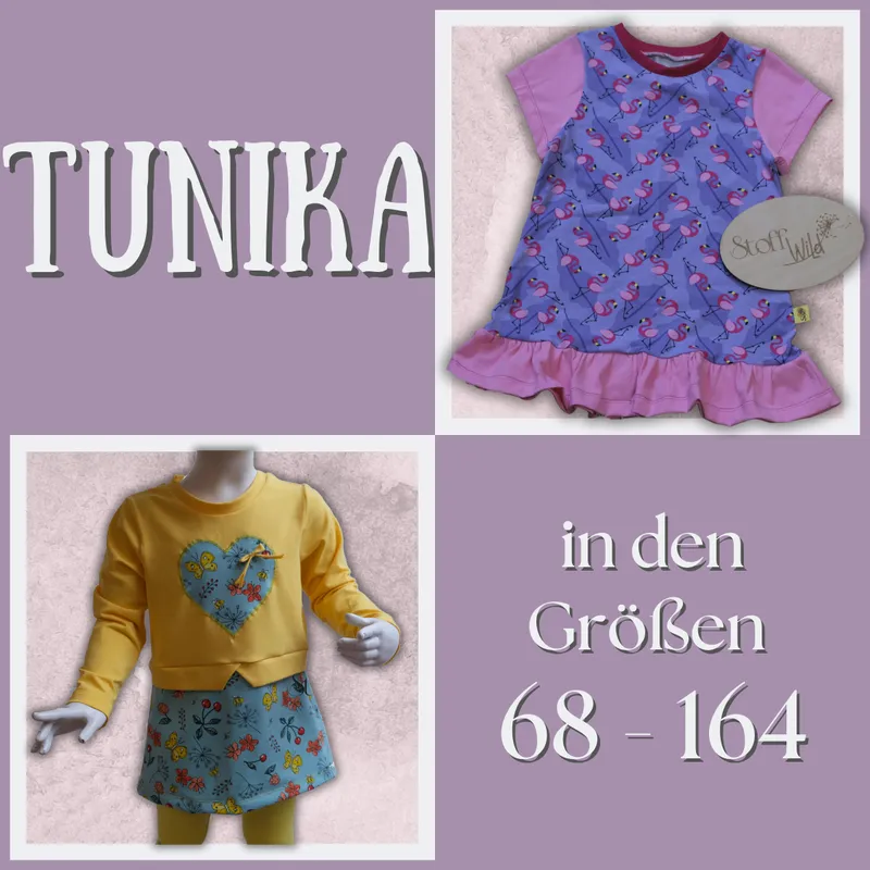 individuelle Tunika oder Girly Shirt für Mädchen