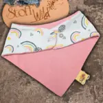 Baby-Wende-Halstuch "Regenbogen blau" – Bild 2